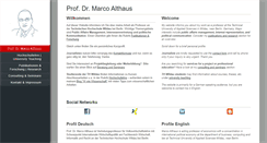 Desktop Screenshot of marcoalthaus.de