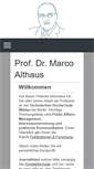Mobile Screenshot of marcoalthaus.de